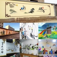 咖啡館墻體彩繪家裝墻體彩繪圖片墻體彩繪費用墻體彩繪廠家|供應(yīng)商|公司